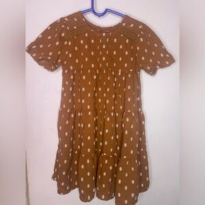 Old Navy Tiered Print Short Sleeve Leafy dress